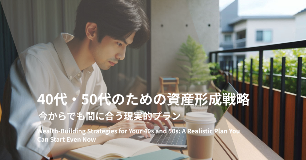 40代・50代のための資産形成戦略｜今からでも間に合う現実的プラン - セカンドライフ【お金と暮らしラボ】